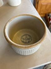 Bernhard Evers Merchandise crock bowl Schleswig, IA (good)