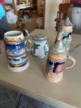 Beer steins and mugs.......Shipping