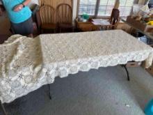 Table cloth, approx. 10' long. Nice