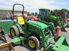JD 4110 Compact Tractor w/ Mower & Loader