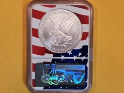 PERFECT! NGC 2021 American Silver Eagle in Mint State 70