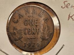 1924 and 1926 Canada small cents