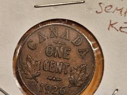 1924 and 1926 Canada small cents