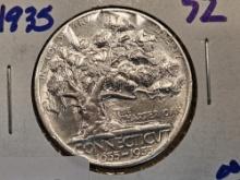 1935 Connecticut Commemorative silver half dollar