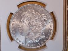 NGC 1883-O Morgan Dollar in Mint State 64