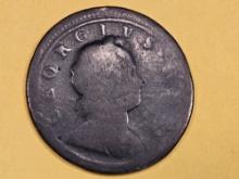 1723 Great Britain 1/2 penny