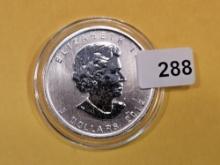 2012 GEM Canada silver 5 dollars