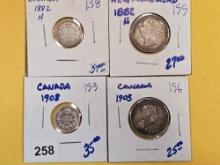 Four more fantastic silver Canadian coins