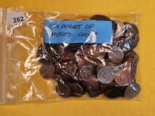 Fifteen ounces of mixed Coins