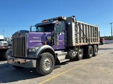 2000 KENWORTH W900B TRIAXLE ALUMINUM DUMP TRUCK