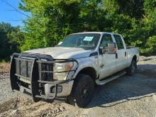 2012 FORD F250 SHORTBED PICKUP-NON RUNNER