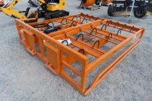 HAY ACCUMULATOR GRAPPLE SKID STEER ATTACHMENT