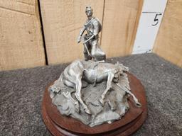 2 Michael Boyett Pewter Sculptures