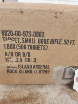 500 U.S. Army Small Bore Paper Targets