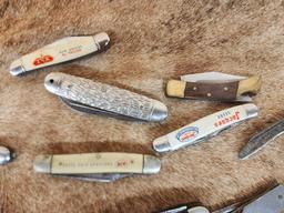 Group Of 12 Vintage Pocket Knives