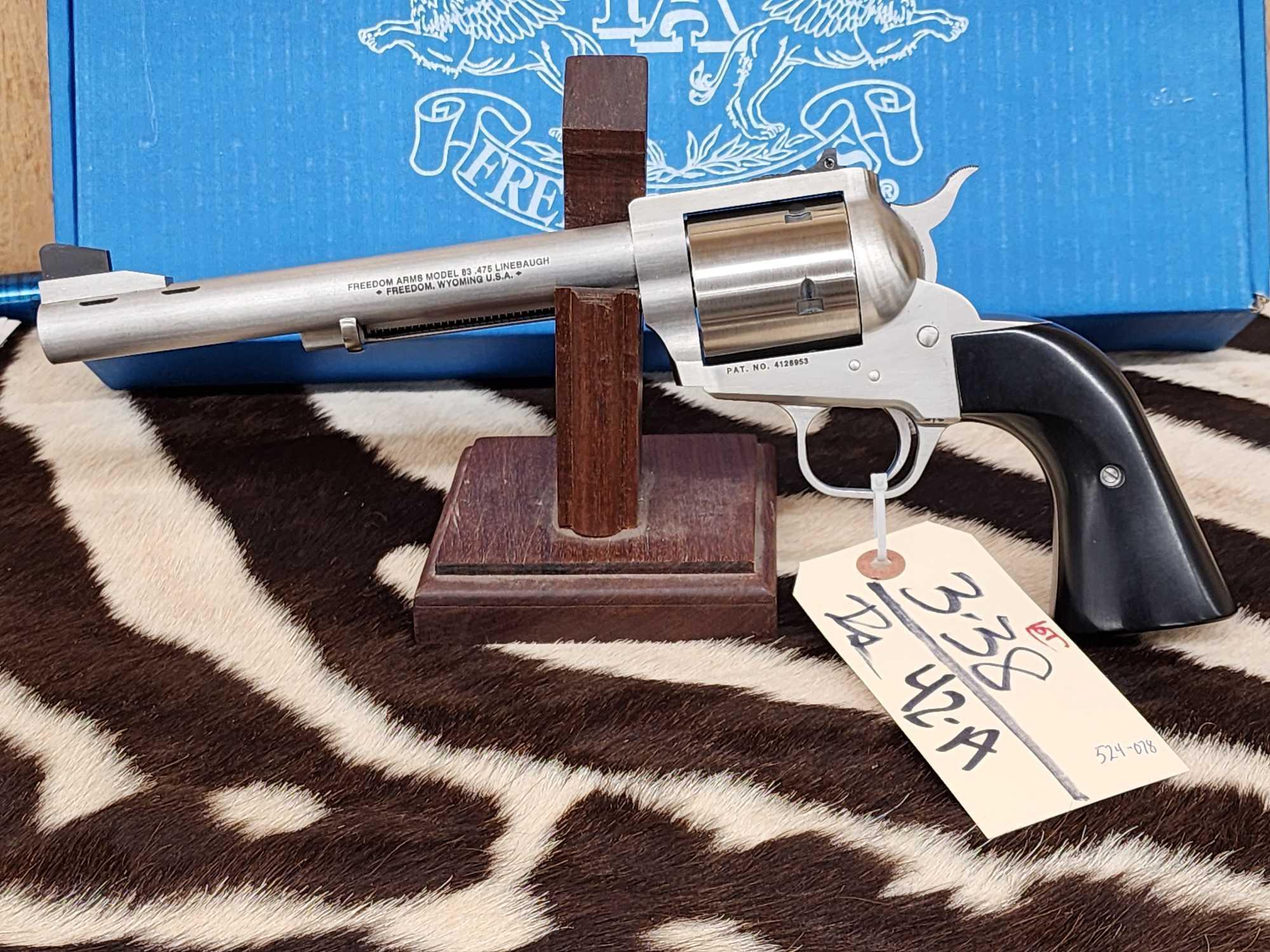 Freedom Arms Model 83 .475 Linebaugh Revolver