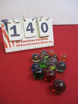 Vintage Shooter Marbles-Lot of 14