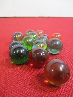 Vintage Shooter Marbles-Lot of 14