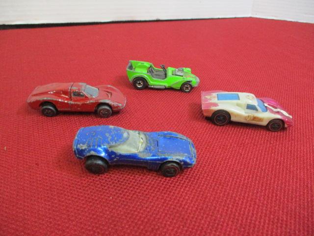 Hot Wheels Red Line Die Cast Cars-Lot of 4