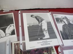 Professional golf Signed 8"X10" Photos