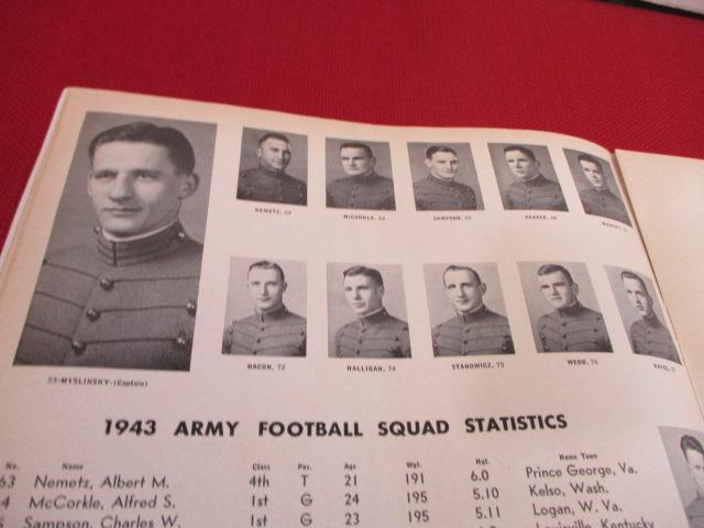 1943 Army vs. Yale Football Program