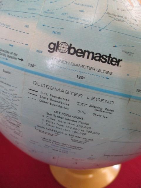 Globe Master High Relief World Globe