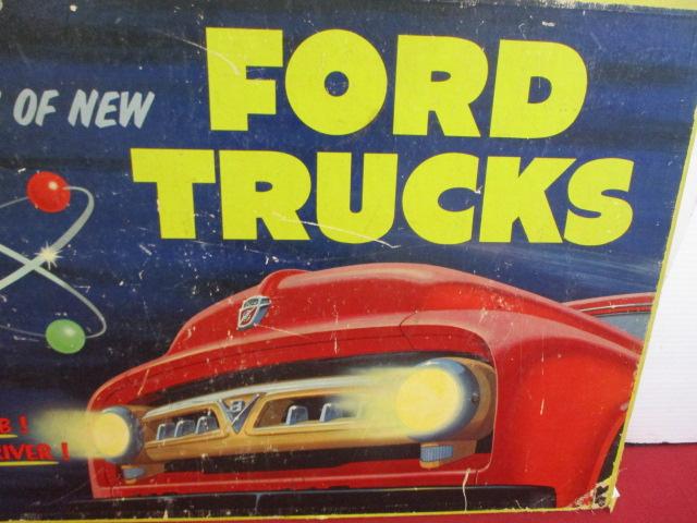 Ford Trucks Original Dealer Easel Display