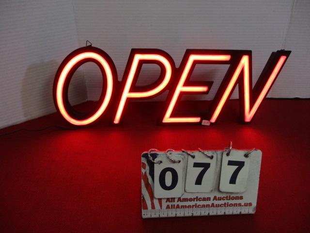 Light-Up "OPEN" Sign