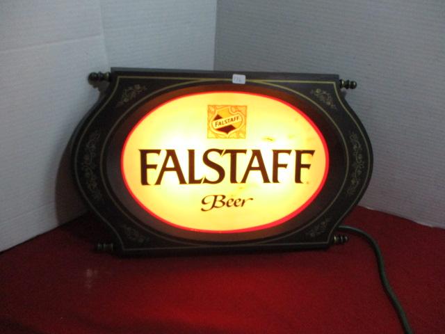 Falstaff Beer Lightup Advertising Sign