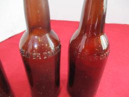 Binsel & Co. Beaver Dam, WI Embossed Advertising Beer Bottles