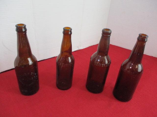 Binsel & Co. Beaver Dam, WI Embossed Advertising Beer Bottles