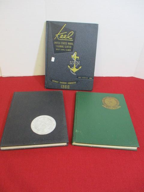 Vintage U.S. Naval Hard Cover Books