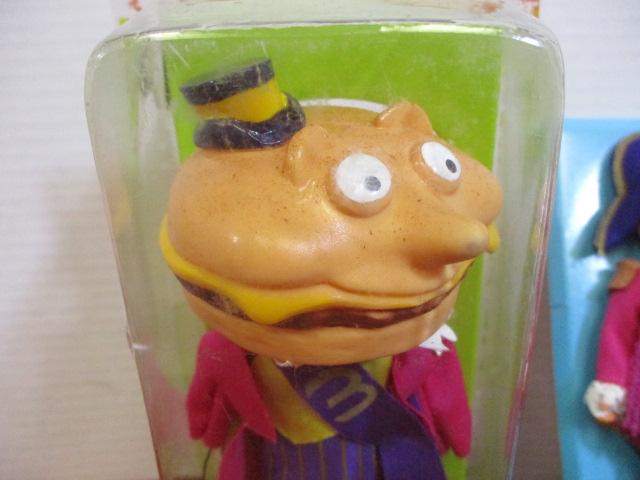 1976 McDonald's Mayor McCheese & Captain Crook Action Figures