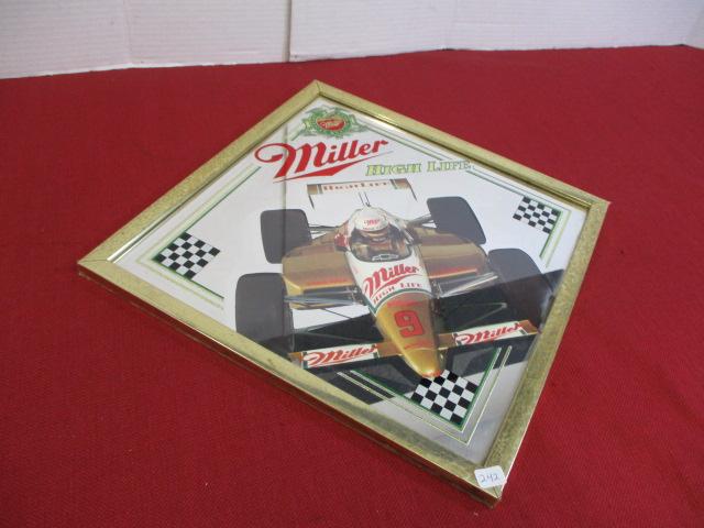 Miller high Life Open Wheel racing Advertising Mirror