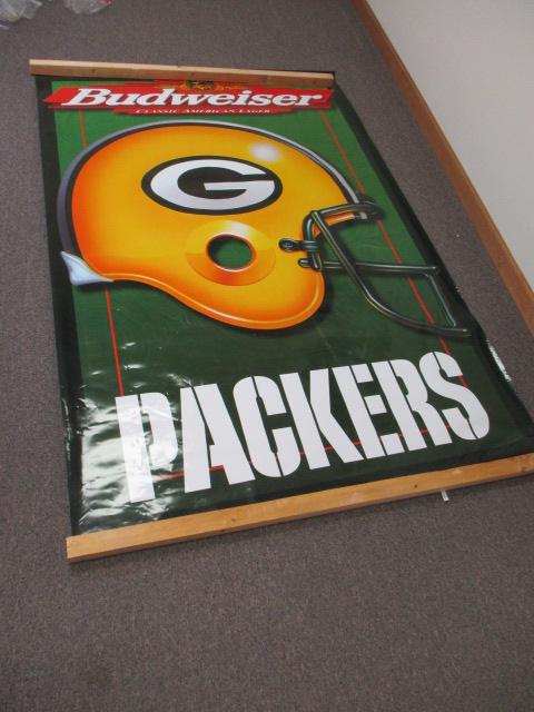 Green Bay Packers Budweiser Advertising Banner