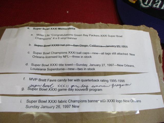 Green Bay Packers Super Bowl Collector's Package