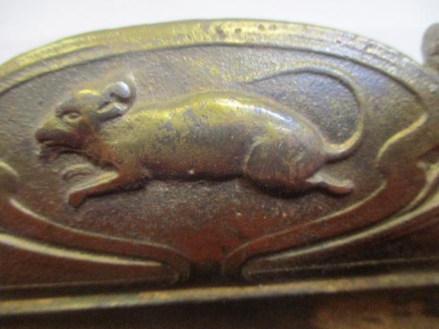 Bronze Embossed Bowling Ash Tray