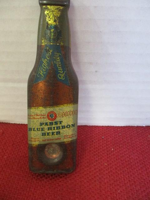 Early Pabst Blue Ribbon Bottle Opener + More