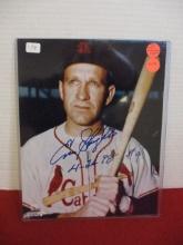 *Enos Slaughter Autographed 8"X10" Photo