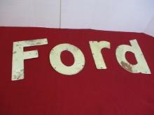 Reflective 12" Letters Spelling "FORD"