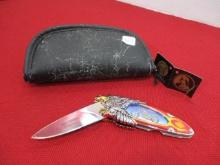 Franklin Mint Motorcycle Collector Knife-E