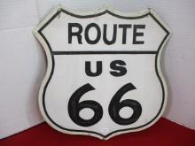 Route 66 Shield Style Road Sign