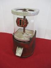 Early 1 cent Gumball Machine