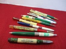 Gas and Oil Advertising Pen and Pencil Lot-11 Pieces