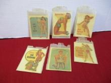 Vintage 1960's Glamour Girl Pin Up Girl Decals/Stickers