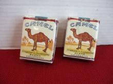 Camel NOS Vintage Cigarette Packs-Lot of 2