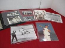Binder Full of Historic Baseball Photos