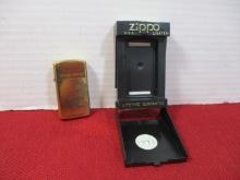 Zippo No.1652 Solid Brass Slim Lighter