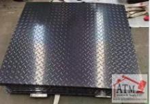 NEW Black Steel Diamond Plate Sheets - 30 Sheets