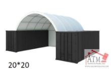 NEW 20' x 20' Dome Container Shelter